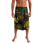 Vanuatu Personalized Aboriginal Arts Lavalava Turtle and Iguana Special - Aussie Hoodie