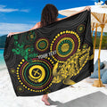Vanuatu Personalized Aboriginal Arts Sarong Turtle and Iguana Special - Aussie Hoodie
