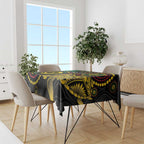 Vanuatu Personalized Aboriginal Arts Tablecloth Turtle and Iguana Special - Aussie Hoodie