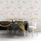 Vanuatu Personalized Aboriginal Arts Tablecloth Turtle and Iguana Special - Aussie Hoodie