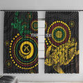 Vanuatu Personalized Aboriginal Arts Window Curtain Turtle and Iguana Special - Aussie Hoodie