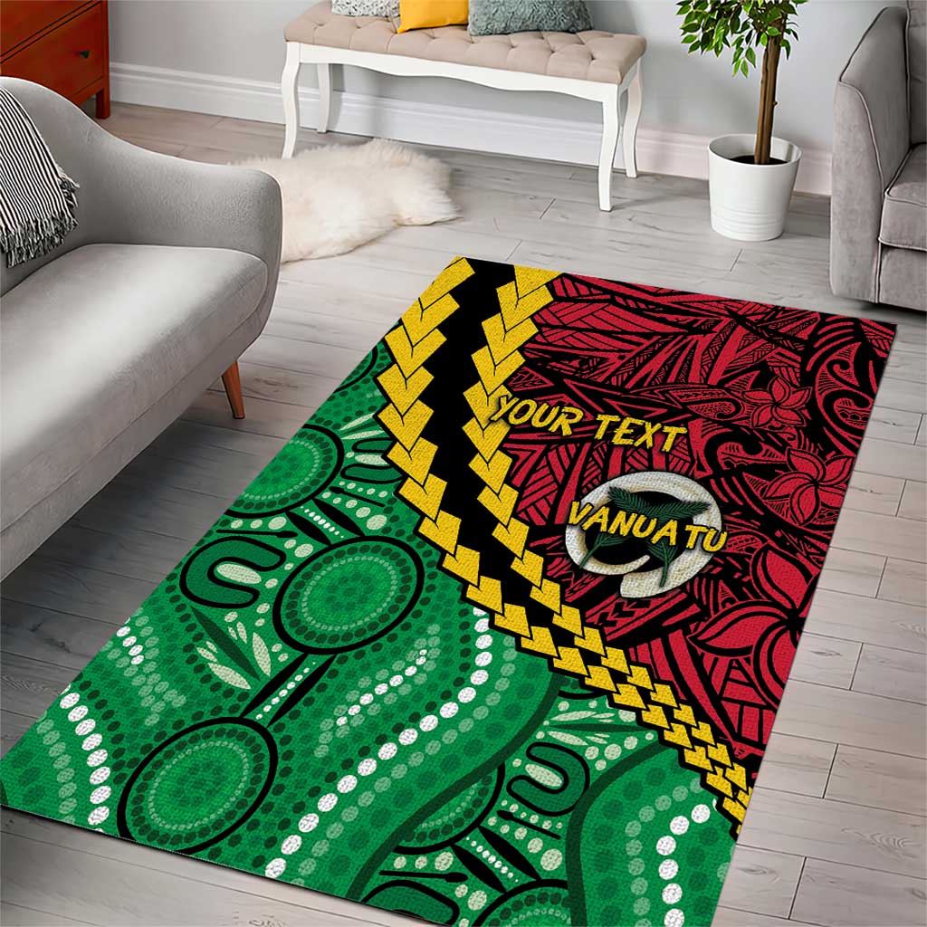 Vanuatu Personalized Tribal Area Rug Aboriginal Inspired Mix Style - Aussie Hoodie