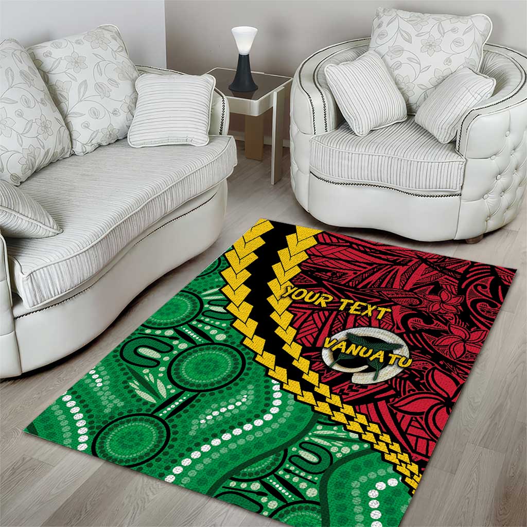 Vanuatu Personalized Tribal Area Rug Aboriginal Inspired Mix Style - Aussie Hoodie
