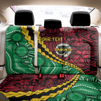 Vanuatu Personalized Tribal Back Car Seat Cover Aboriginal Inspired Mix Style - Aussie Hoodie