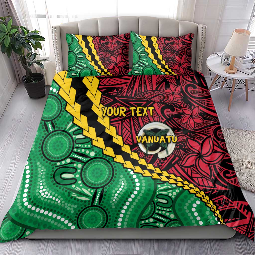 Vanuatu Personalized Tribal Bedding Set Aboriginal Inspired Mix Style - Aussie Hoodie