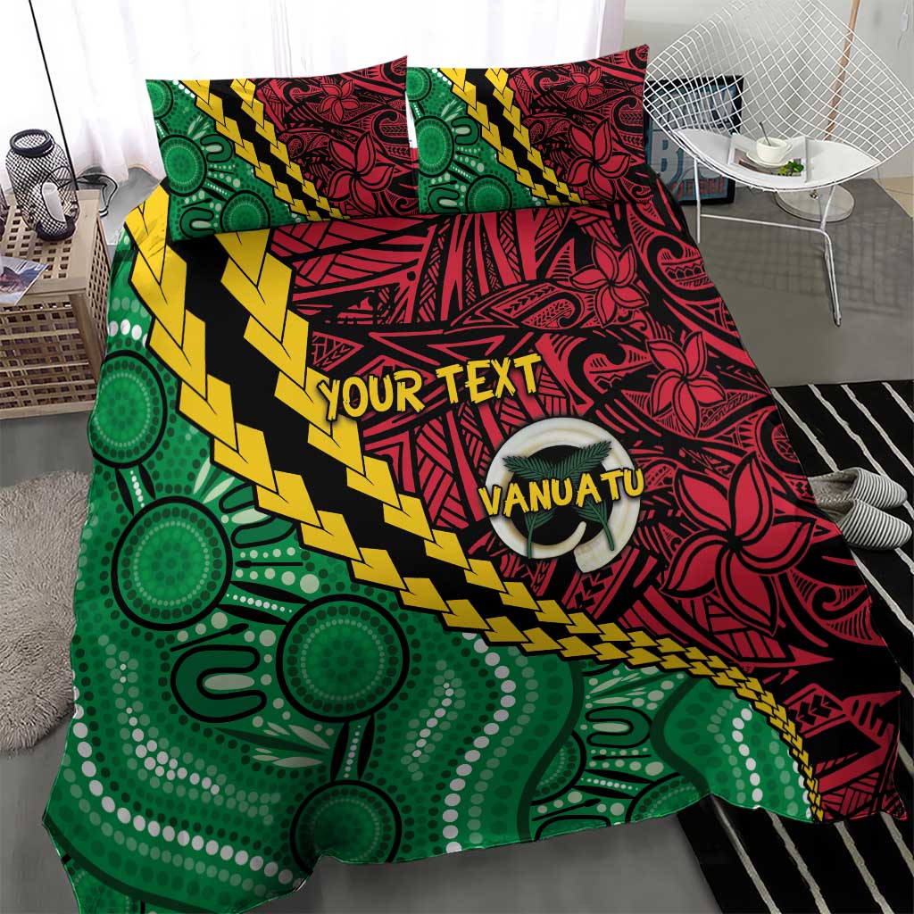 Vanuatu Personalized Tribal Bedding Set Aboriginal Inspired Mix Style - Aussie Hoodie