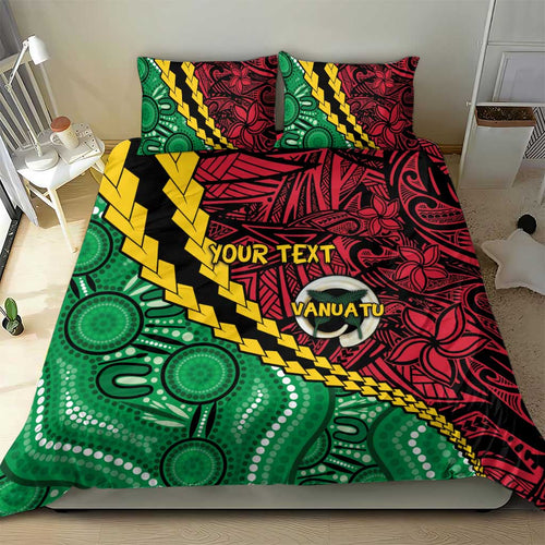 Vanuatu Personalized Tribal Bedding Set Aboriginal Inspired Mix Style - Aussie Hoodie