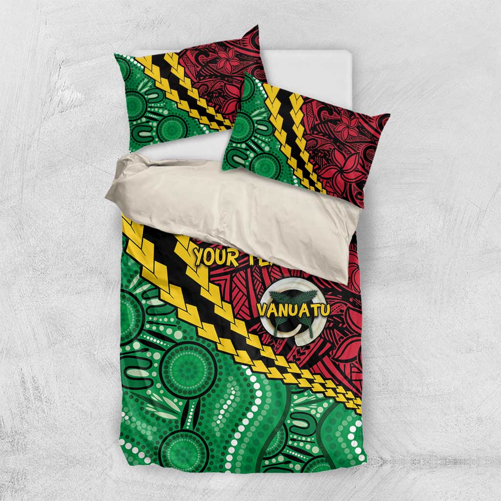 Vanuatu Personalized Tribal Bedding Set Aboriginal Inspired Mix Style - Aussie Hoodie