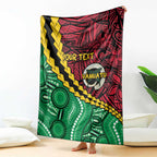 Vanuatu Personalized Tribal Blanket Aboriginal Inspired Mix Style - Aussie Hoodie