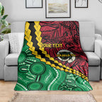 Vanuatu Personalized Tribal Blanket Aboriginal Inspired Mix Style - Aussie Hoodie