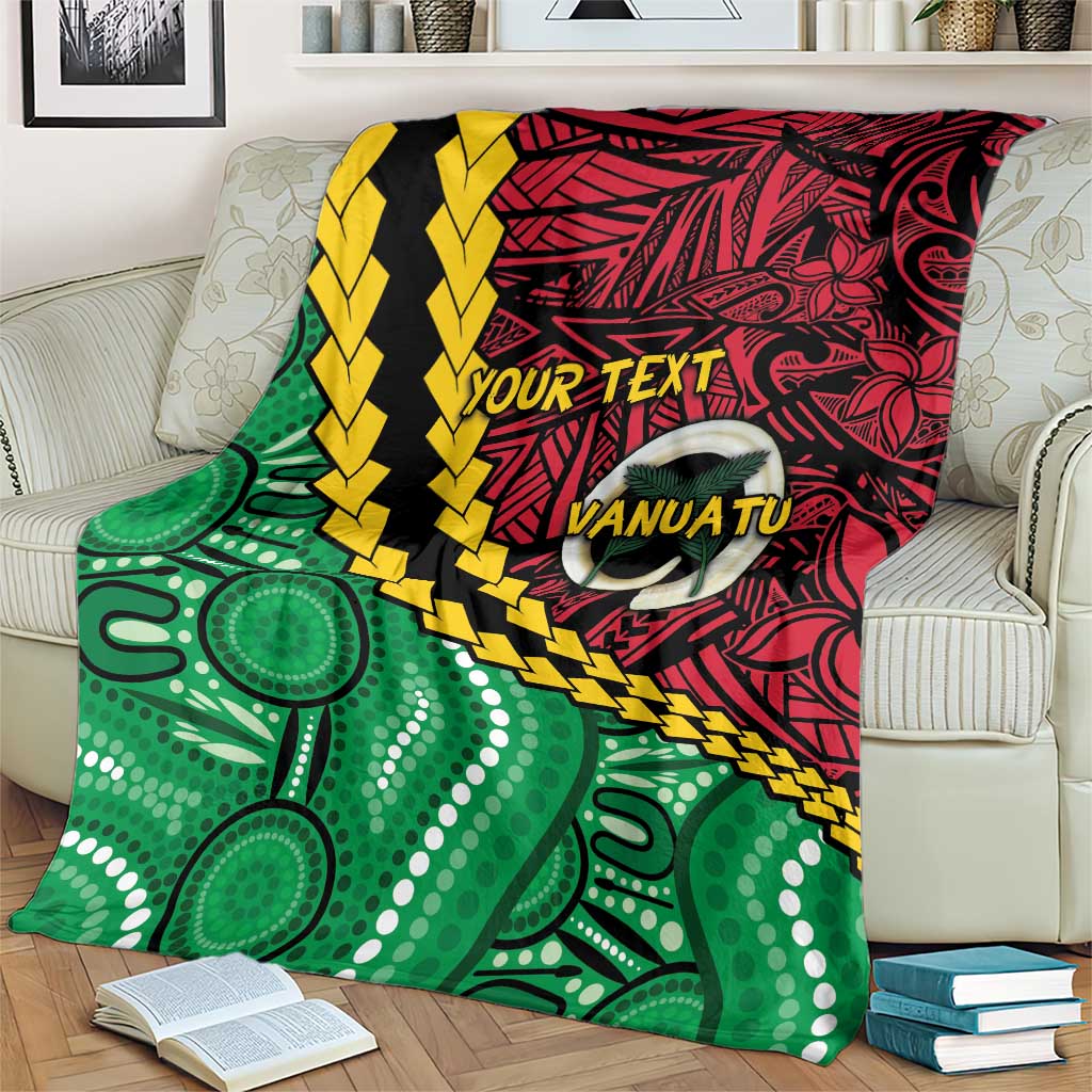 Vanuatu Personalized Tribal Blanket Aboriginal Inspired Mix Style - Aussie Hoodie