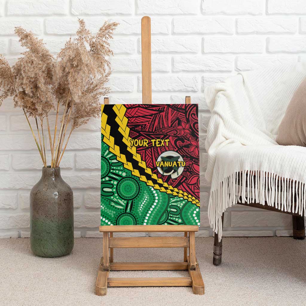 Vanuatu Personalized Tribal Canvas Wall Art Aboriginal Inspired Mix Style - Aussie Hoodie