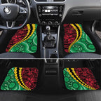Vanuatu Personalized Tribal Car Mats Aboriginal Inspired Mix Style - Aussie Hoodie