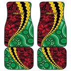 Vanuatu Personalized Tribal Car Mats Aboriginal Inspired Mix Style - Aussie Hoodie