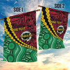 Vanuatu Personalized Tribal Garden Flag Aboriginal Inspired Mix Style - Aussie Hoodie