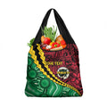 Vanuatu Personalized Tribal Grocery Bag Aboriginal Inspired Mix Style - Aussie Hoodie