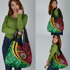 Vanuatu Personalized Tribal Grocery Bag Aboriginal Inspired Mix Style - Aussie Hoodie