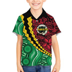 Vanuatu Personalized Tribal Hawaiian Shirt Aboriginal Inspired Mix Style - Aussie Hoodie