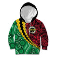 Vanuatu Personalized Tribal Kid Hoodie Aboriginal Inspired Mix Style - Aussie Hoodie