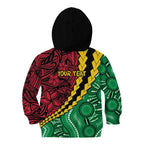 Vanuatu Personalized Tribal Kid Hoodie Aboriginal Inspired Mix Style - Aussie Hoodie