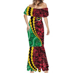 Vanuatu Personalized Tribal Mermaid Dress Aboriginal Inspired Mix Style - Aussie Hoodie