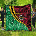 Vanuatu Personalized Tribal Quilt Aboriginal Inspired Mix Style - Aussie Hoodie