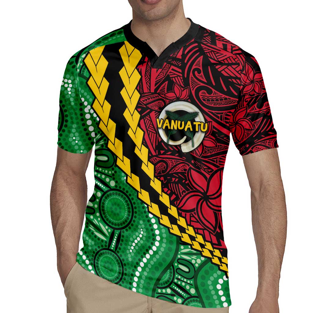 Vanuatu Personalized Tribal Rugby Jersey Aboriginal Inspired Mix Style - Aussie Hoodie