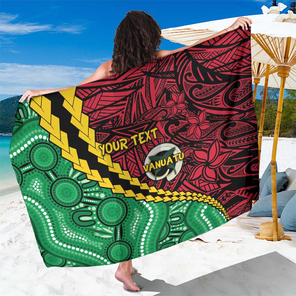 Vanuatu Personalized Tribal Sarong Aboriginal Inspired Mix Style - Aussie Hoodie