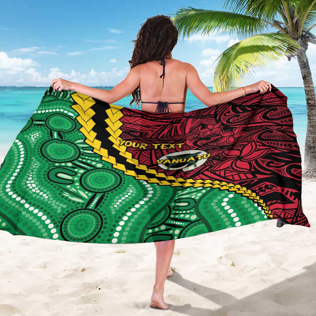 Vanuatu Personalized Tribal Sarong Aboriginal Inspired Mix Style - Aussie Hoodie
