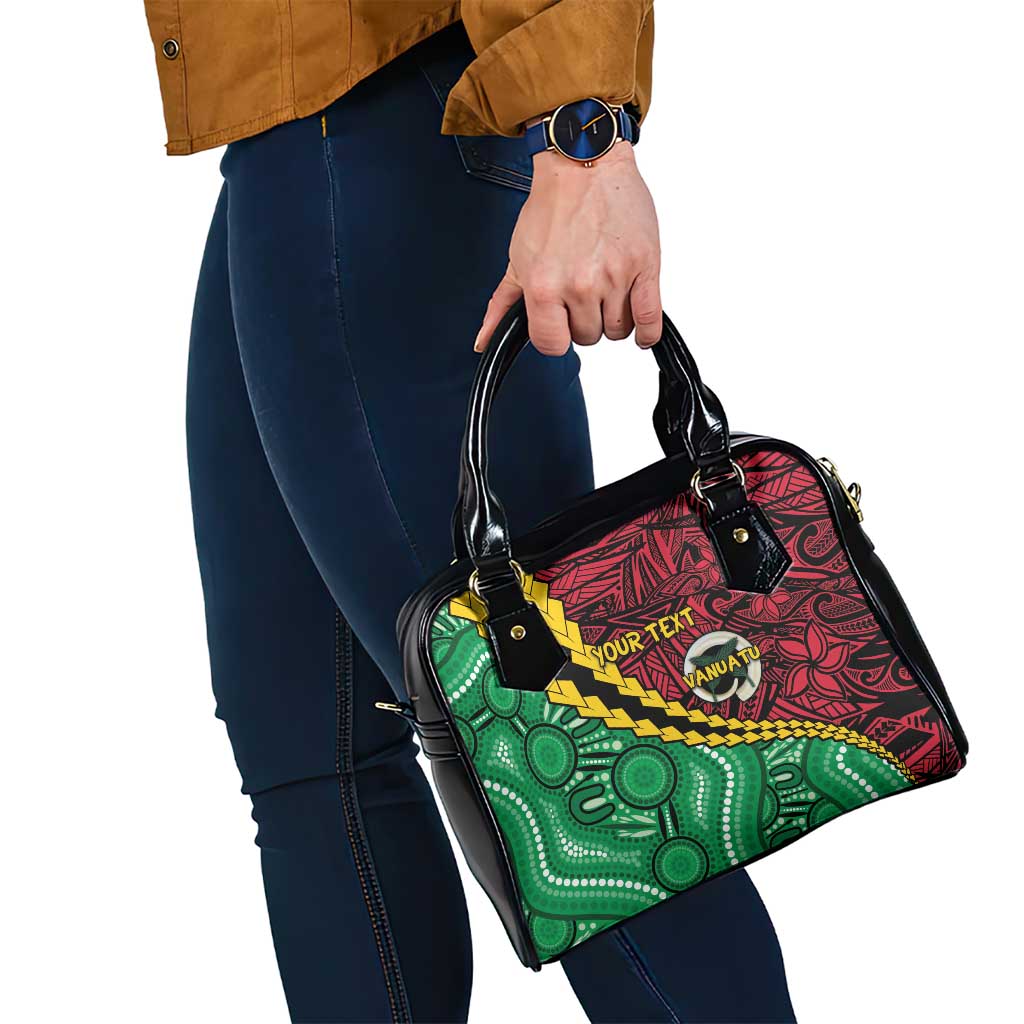 Vanuatu Personalized Tribal Shoulder Handbag Aboriginal Inspired Mix Style - Aussie Hoodie