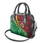 Vanuatu Personalized Tribal Shoulder Handbag Aboriginal Inspired Mix Style - Aussie Hoodie