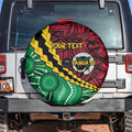 Vanuatu Personalized Tribal Spare Tire Cover Aboriginal Inspired Mix Style - Aussie Hoodie