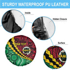 Vanuatu Personalized Tribal Spare Tire Cover Aboriginal Inspired Mix Style - Aussie Hoodie
