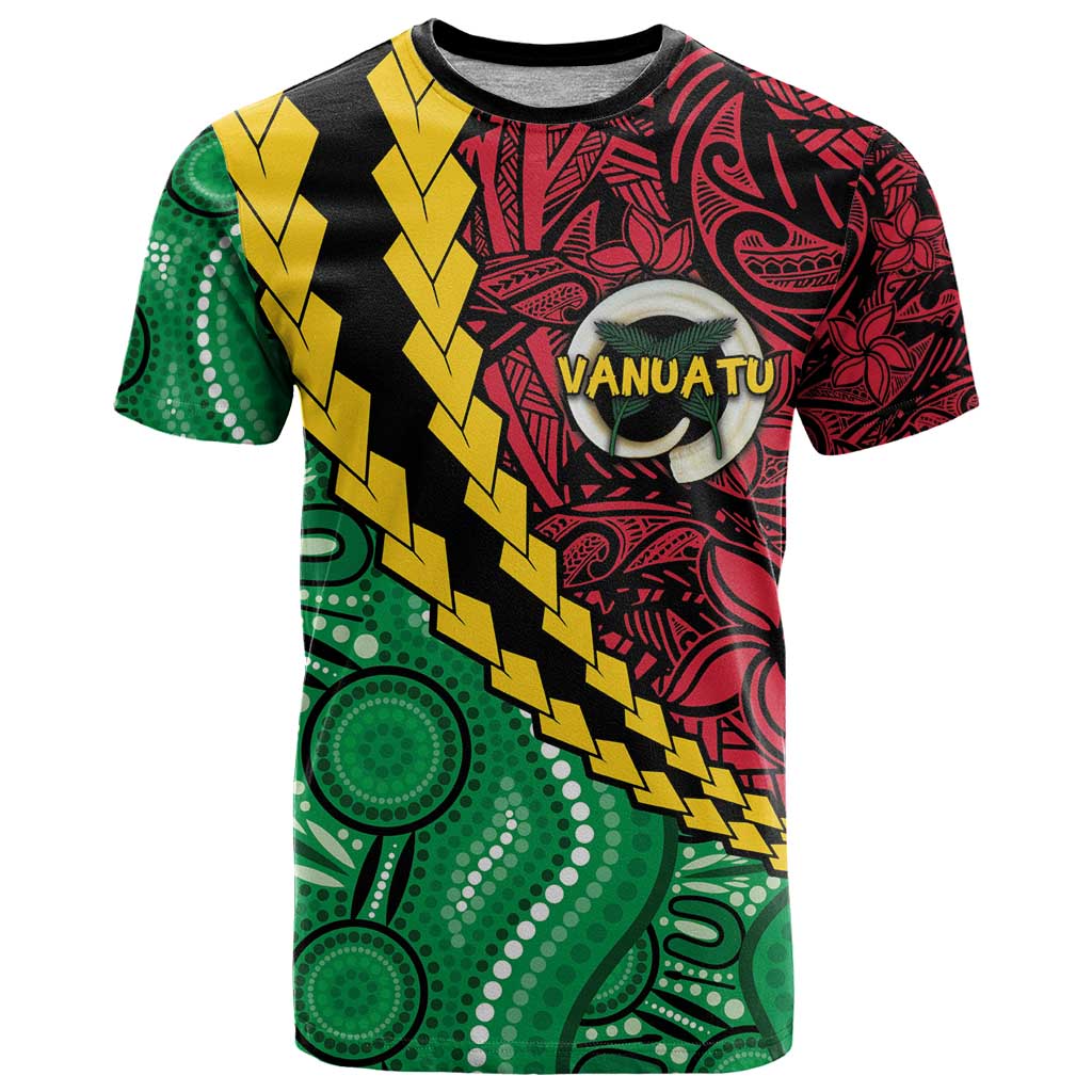 Vanuatu Personalized Tribal T Shirt Aboriginal Inspired Mix Style - Aussie Hoodie
