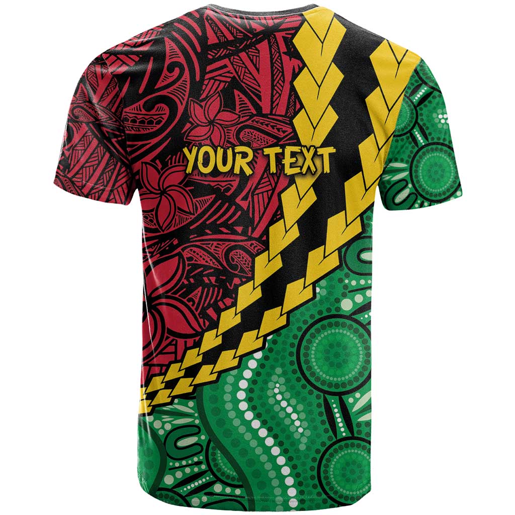 Vanuatu Personalized Tribal T Shirt Aboriginal Inspired Mix Style - Aussie Hoodie