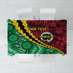 Vanuatu Personalized Tribal Tablecloth Aboriginal Inspired Mix Style - Aussie Hoodie