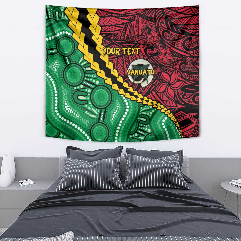 Vanuatu Personalized Tribal Tapestry Aboriginal Inspired Mix Style - Aussie Hoodie