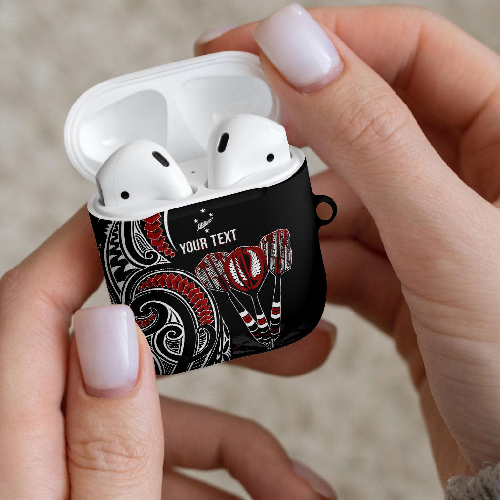 New Zealand Darts Personalized Hei Manaia AirPods Case Classic Kowhaiwhai