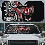 New Zealand Darts Personalized Hei Manaia Auto Sun Shade Classic Kowhaiwhai