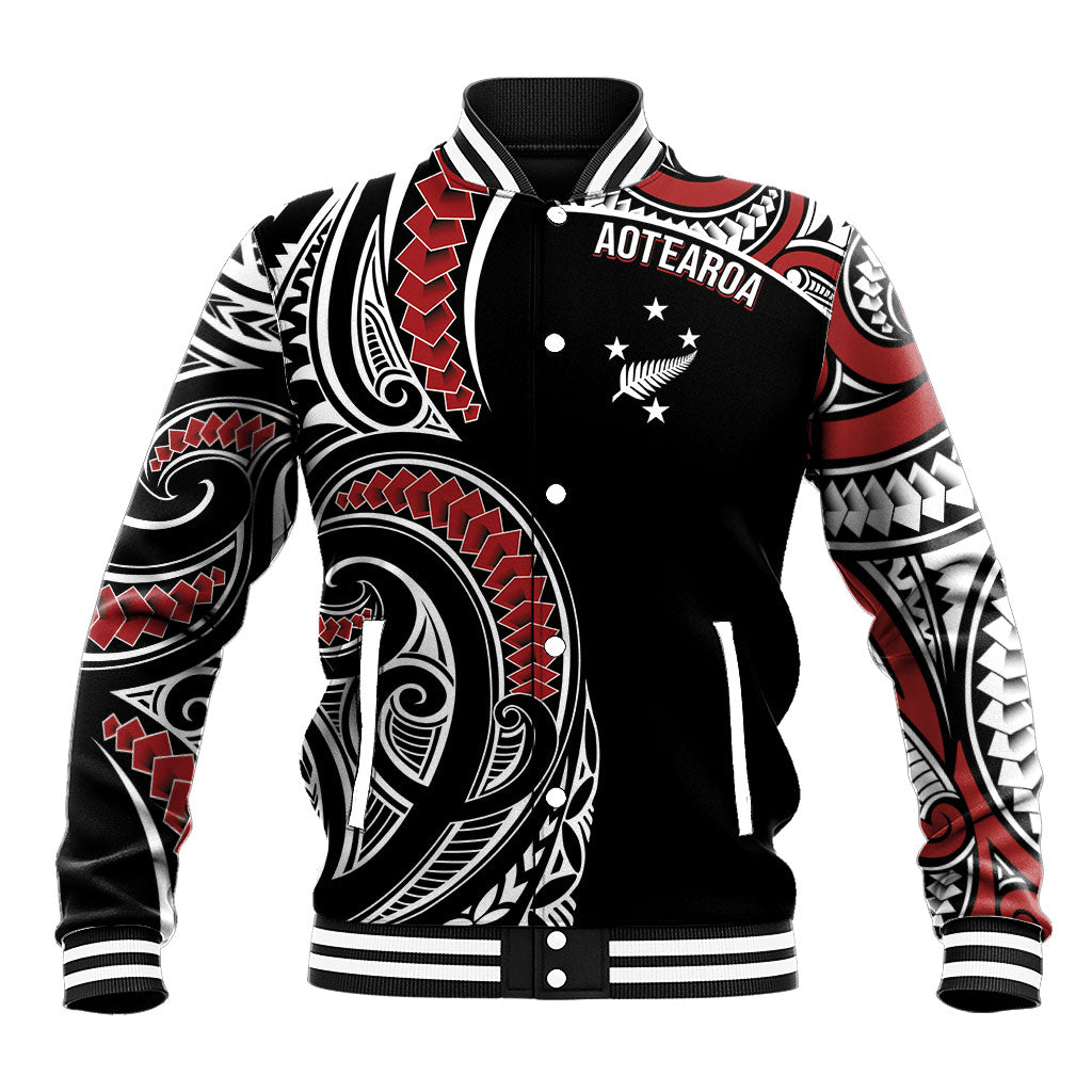New Zealand Darts Personalized Hei Manaia Baseball Jacket Classic Kowhaiwhai
