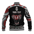 New Zealand Darts Personalized Hei Manaia Baseball Jacket Classic Kowhaiwhai