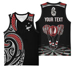 New Zealand Darts Personalized Hei Manaia Basketball Jersey Classic Kowhaiwhai