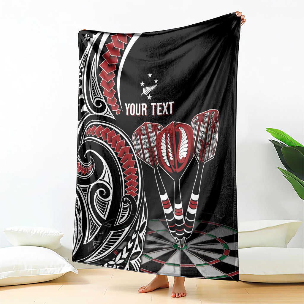 New Zealand Darts Personalized Hei Manaia Blanket Classic Kowhaiwhai