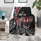 New Zealand Darts Personalized Hei Manaia Blanket Classic Kowhaiwhai