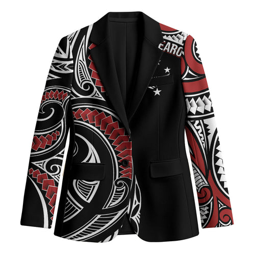 New Zealand Darts Personalized Hei Manaia Blazer Classic Kowhaiwhai