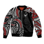 New Zealand Darts Personalized Hei Manaia Bomber Jacket Classic Kowhaiwhai
