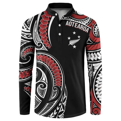 New Zealand Darts Personalized Hei Manaia Button Sweatshirt Classic Kowhaiwhai