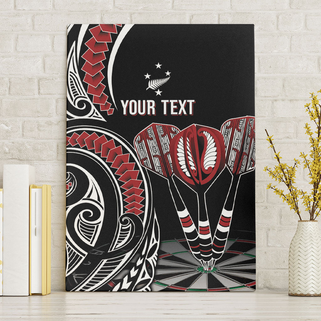 New Zealand Darts Personalized Hei Manaia Canvas Wall Art Classic Kowhaiwhai