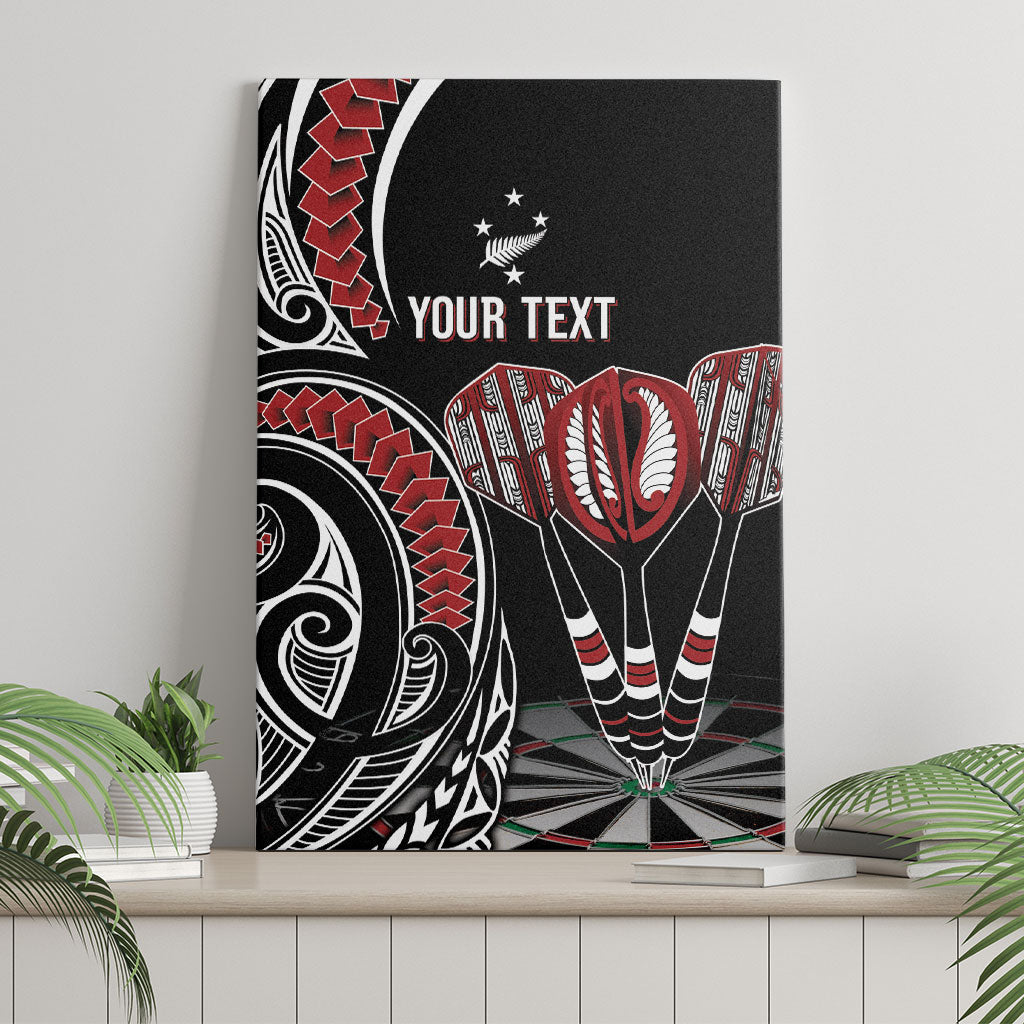 New Zealand Darts Personalized Hei Manaia Canvas Wall Art Classic Kowhaiwhai