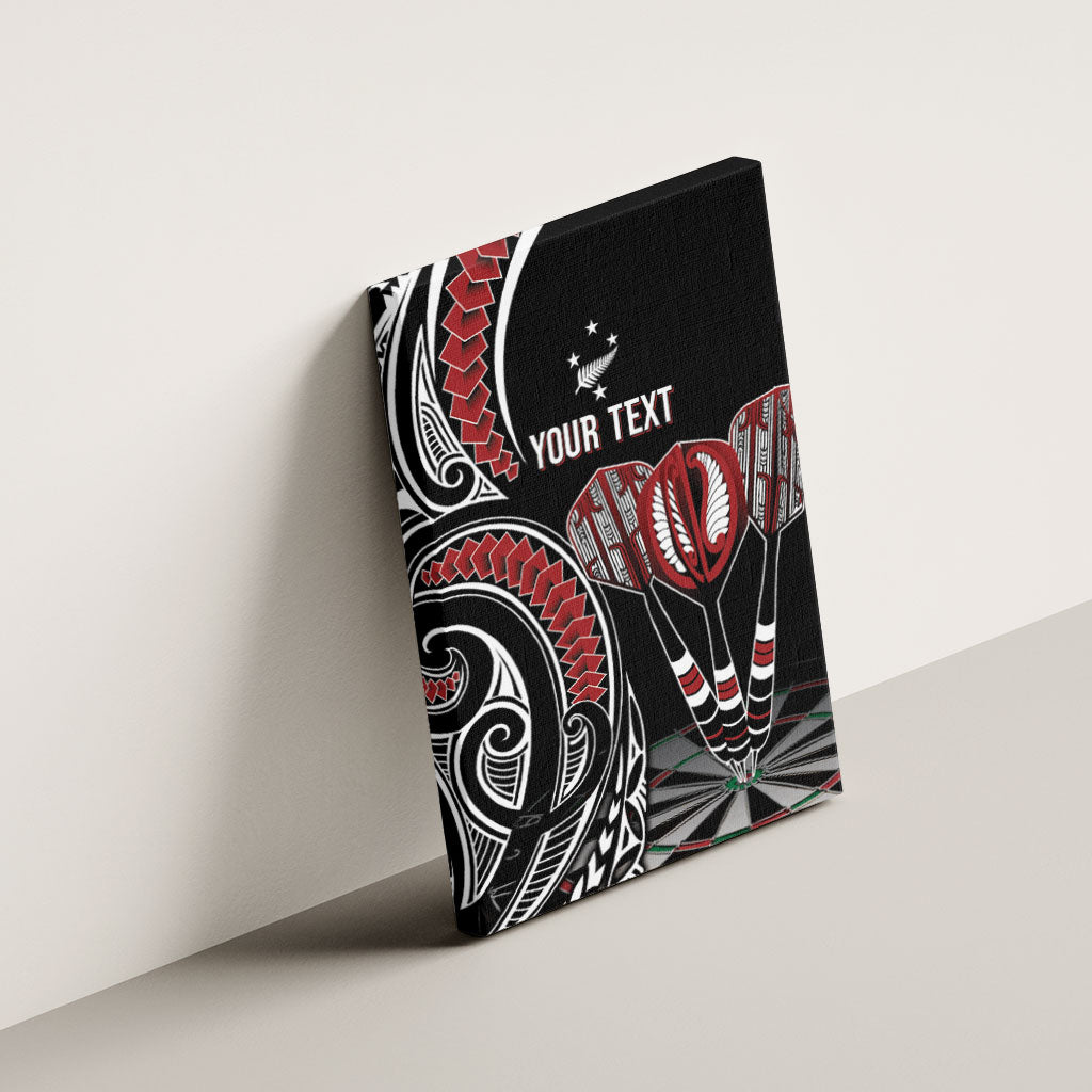 New Zealand Darts Personalized Hei Manaia Canvas Wall Art Classic Kowhaiwhai